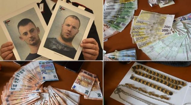 Policia në shtëpinë e shqiptarëve gjen bizhuteri nga vjedhjet në Itali