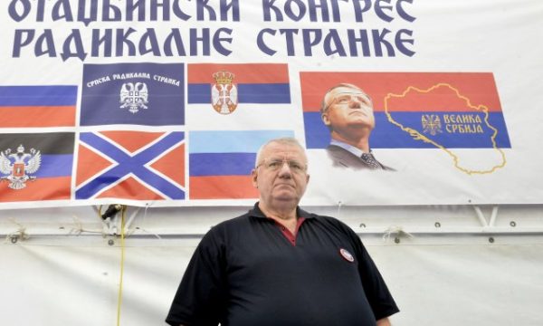 Kongresi i Radikalëve Serbë zgjedh Sheshelin kryetar dhe bën thirrje për luftë