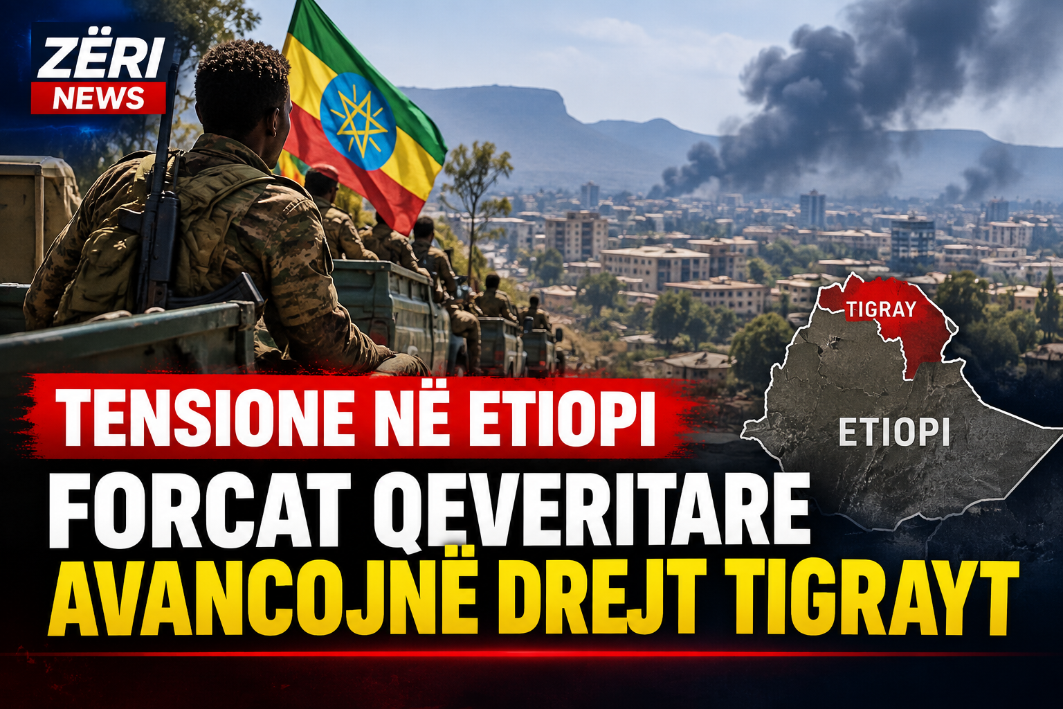 Forcat etiopiane avancojnë drejt Mekelles – rritet frika për një luftë më të gjerë