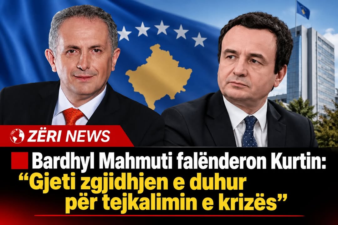 🟥 Bardhyl Mahmuti falënderon Kurtin: Gjeti zgjidhjen e duhur për tejkalimin e krizës