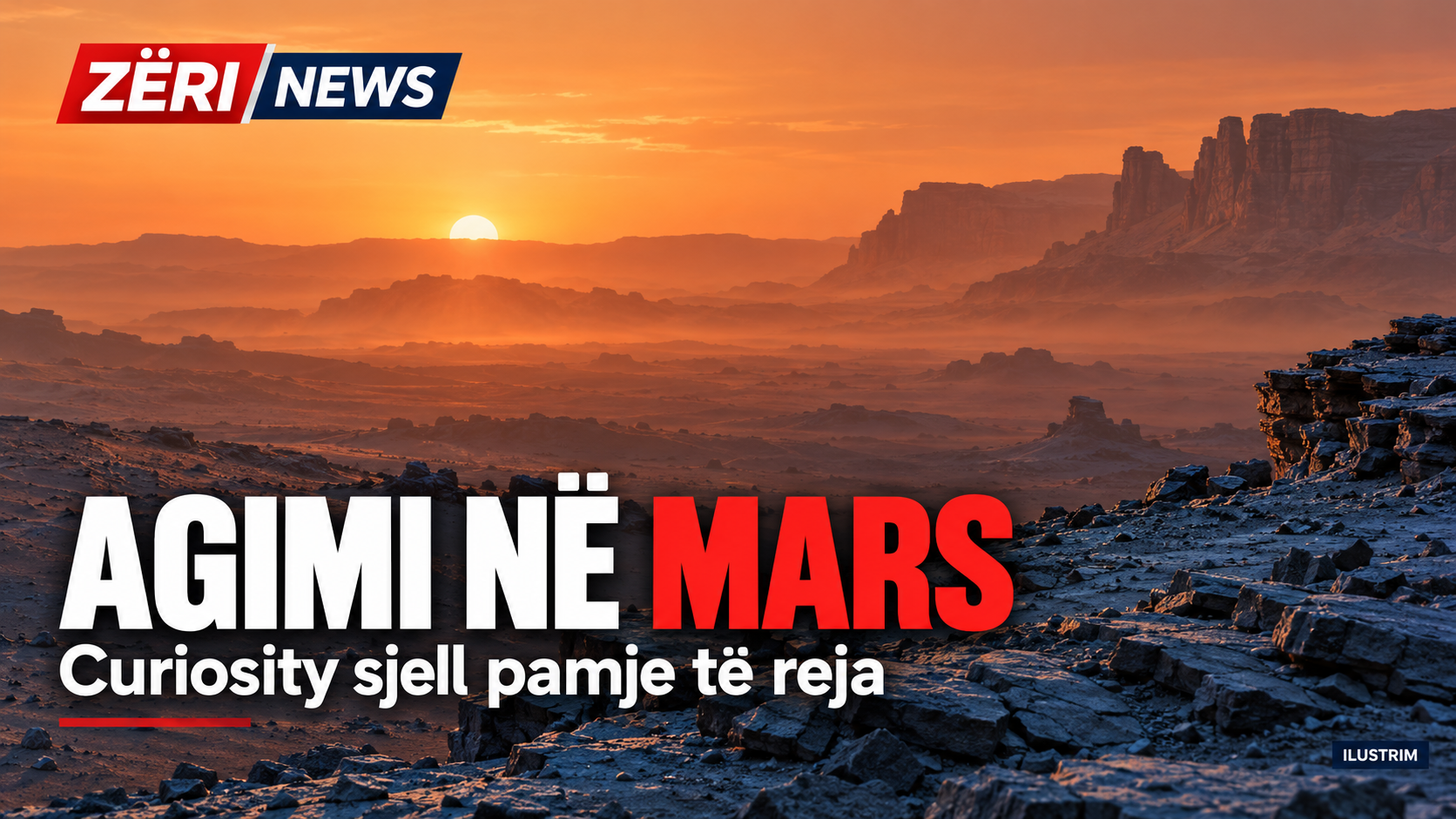 NASA publikon agimin në Mars: Curiosity zbulon pamje mahnitëse të shkëmbinjve